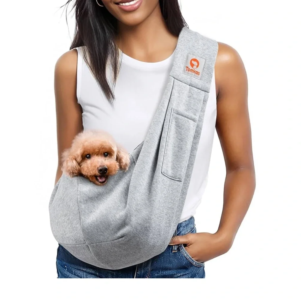 Gray Pet Sling Carrier